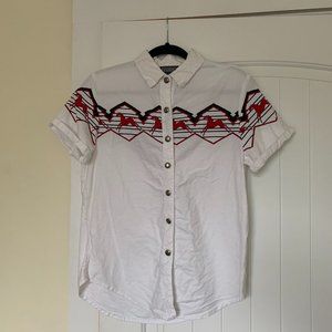 Vintage Roughrider short-sleeved button-down